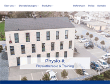 Tablet Screenshot of physio-it.ch
